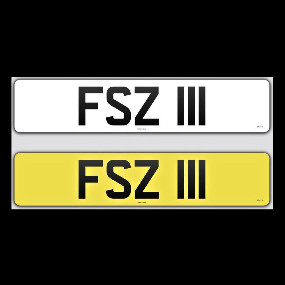 FSZ 111 NI Number Plate For Sale From In2registrations