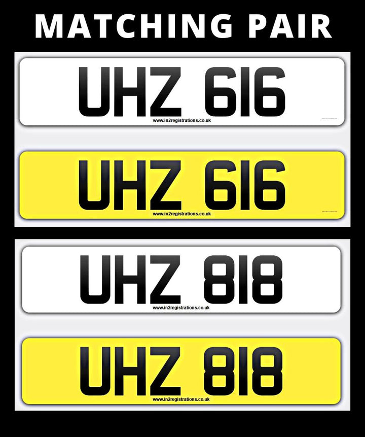 Matching Pairs of Northern Ireland Number Plates | In2Registrations