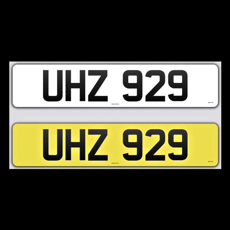 UHZ 929 NI Number Plates From In2registrations