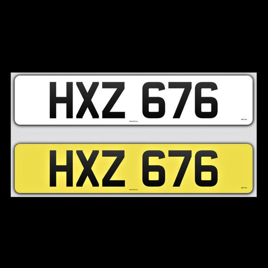 HXZ 676 NI Number Plates From In2registrations