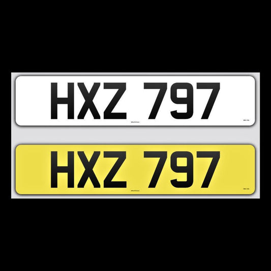 HXZ 797 NI Number Plates From In2registrations