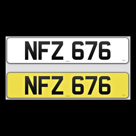 NFZ 676 NI Number Plates From In2registrations