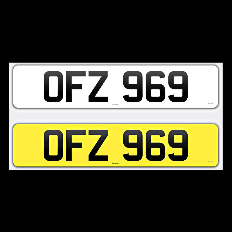 OFZ 969 NI Number Plates From In2registrations