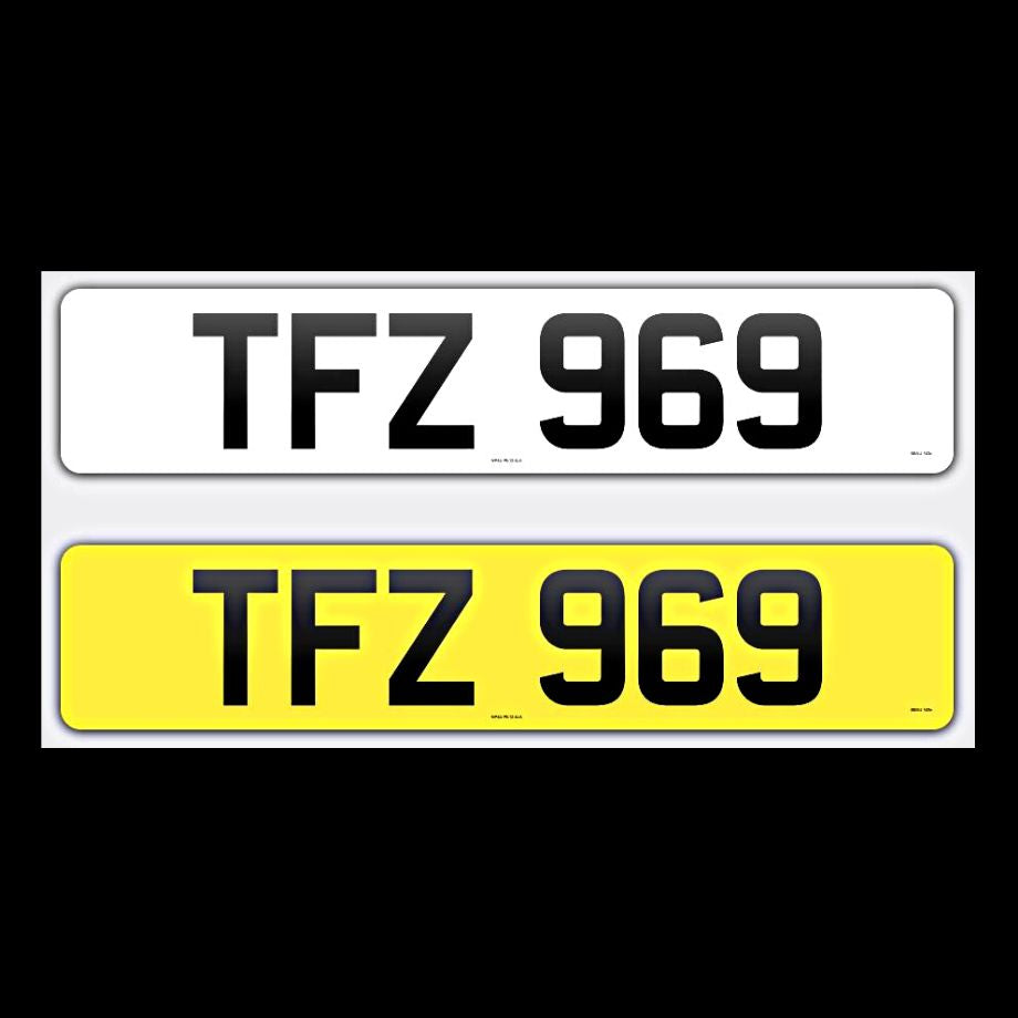 TFZ 969 NI Number Plates From In2registrations