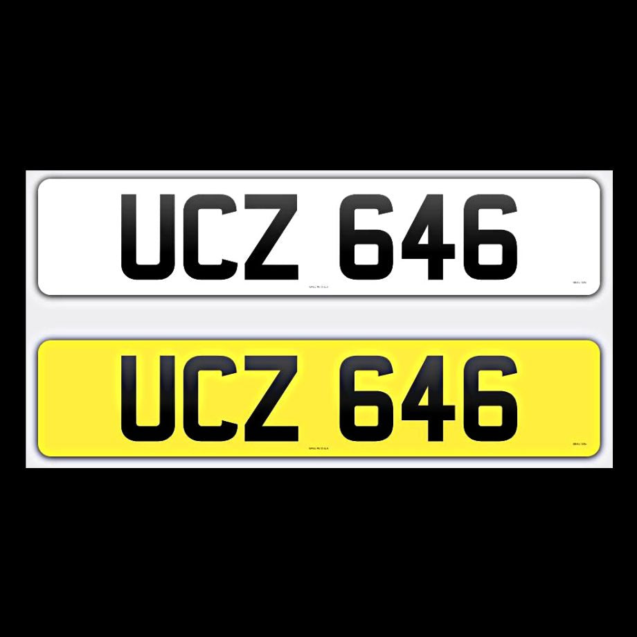 UCZ 646 NI Number Plates From In2registrations