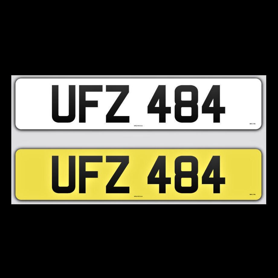 UFZ 484 NI Number Plates From In2registrations