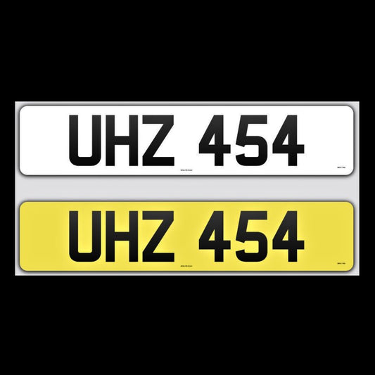 UHZ 454 NI Number Plates From In2registrations