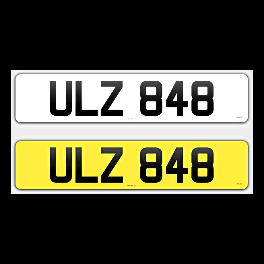 ULZ 848 NI Number Plates From In2registrations