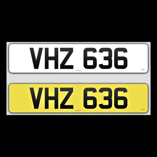 VHZ 636 NI Number Plates From In2registrations