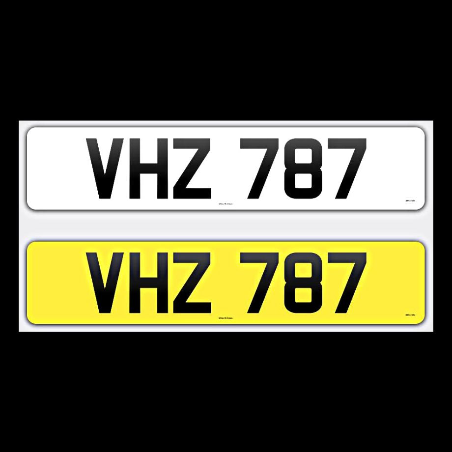 VHZ 787 NI Number Plates From In2registrations