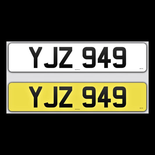 YJZ 949 NI Number Plates From In2registrations