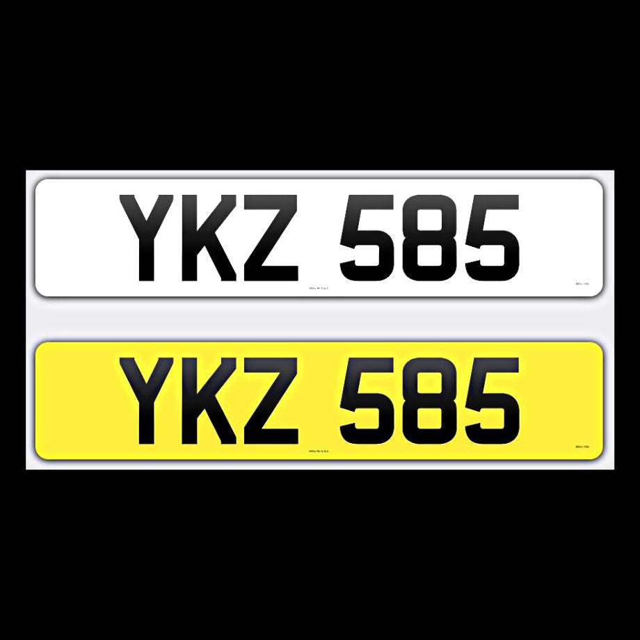 YKZ 585 NI Number Plates From In2registrations