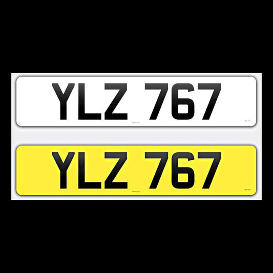 YLZ 767 NI Number Plates From In2registrations