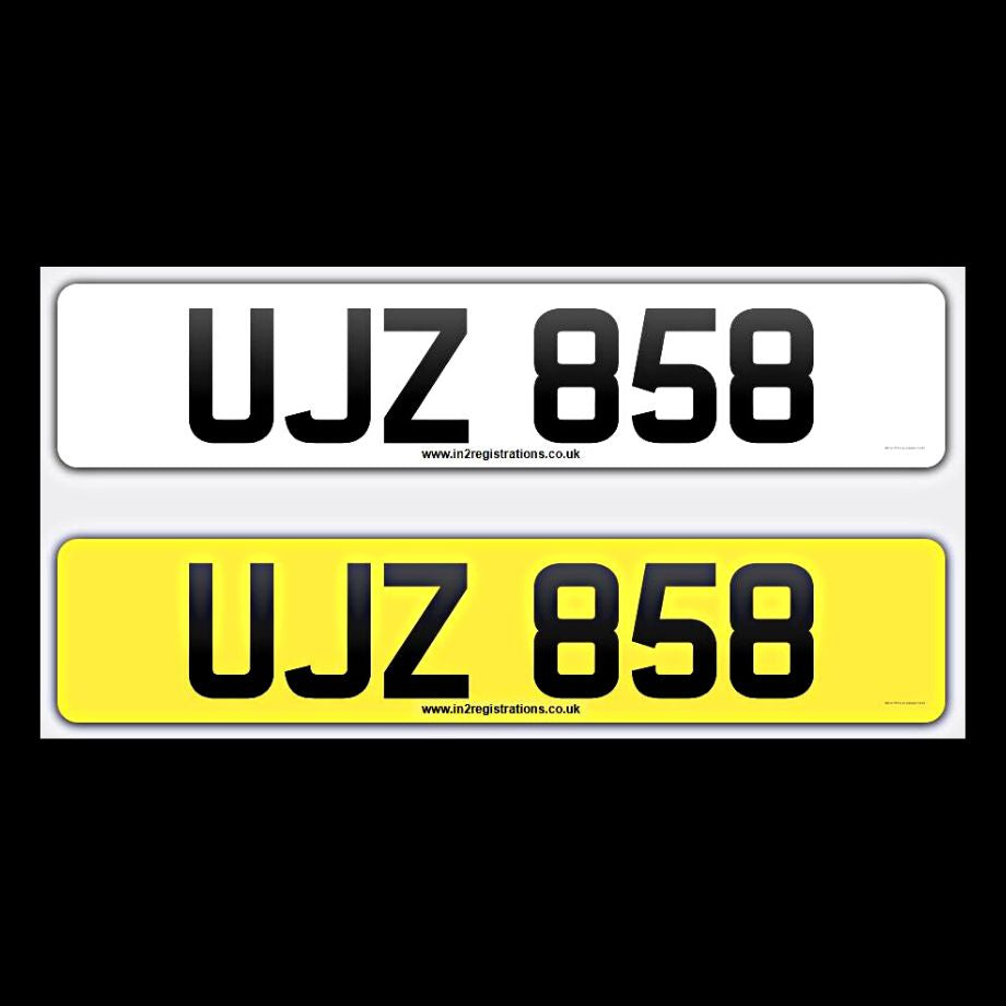 UJZ 858 NI Number Plates From In2registrations